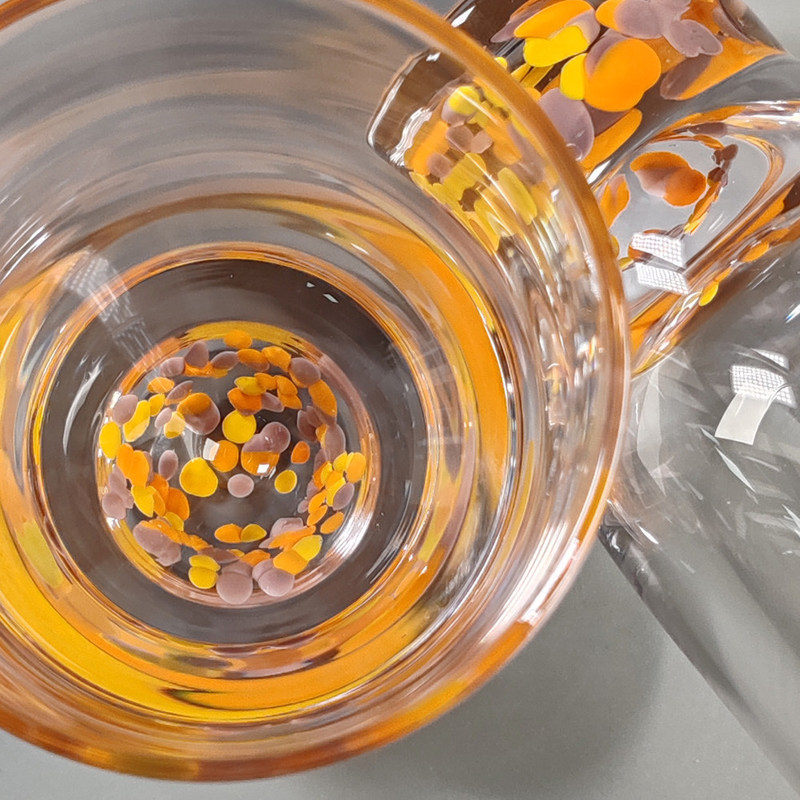 کیفیت شیشه کریستال دست ساز کنفتی تزئینی DOF شیشه آب شیشه های آب شیشه های مکزیک راک شیشه جام جشن عروسی شراب هدیه کارخانه