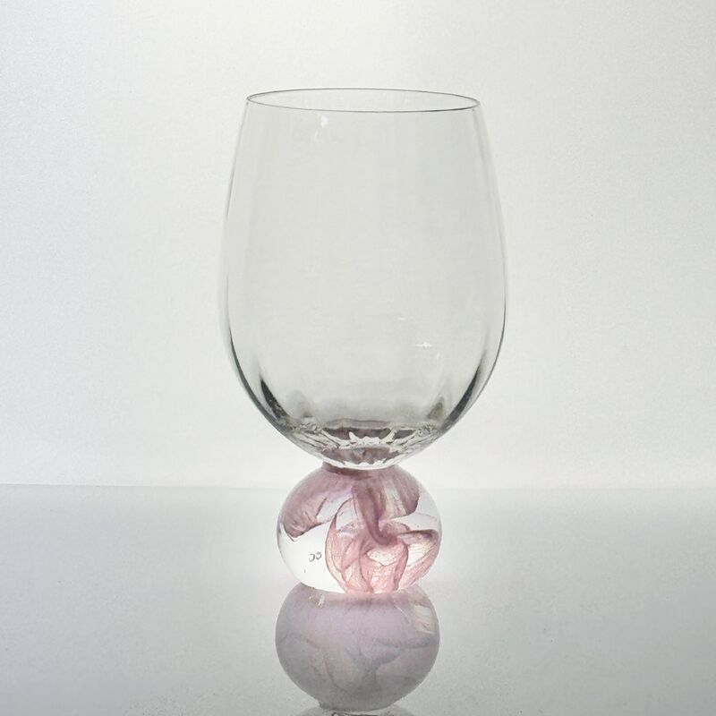 کیفیت High Clarity Pink Cloud Crystal Wine Glass Set Designed for in Restaurants Bars and Wine Tasting Events Offering Superior Presentation کارخانه