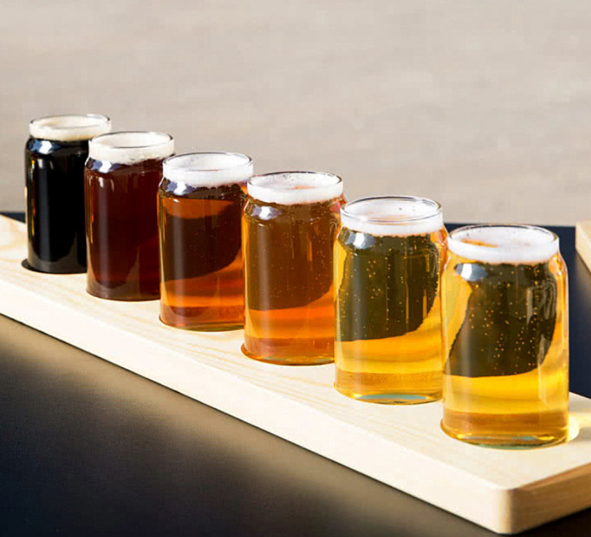 کیفیت 250ml Customize Craft Beer Glasses With Logo Printing کارخانه