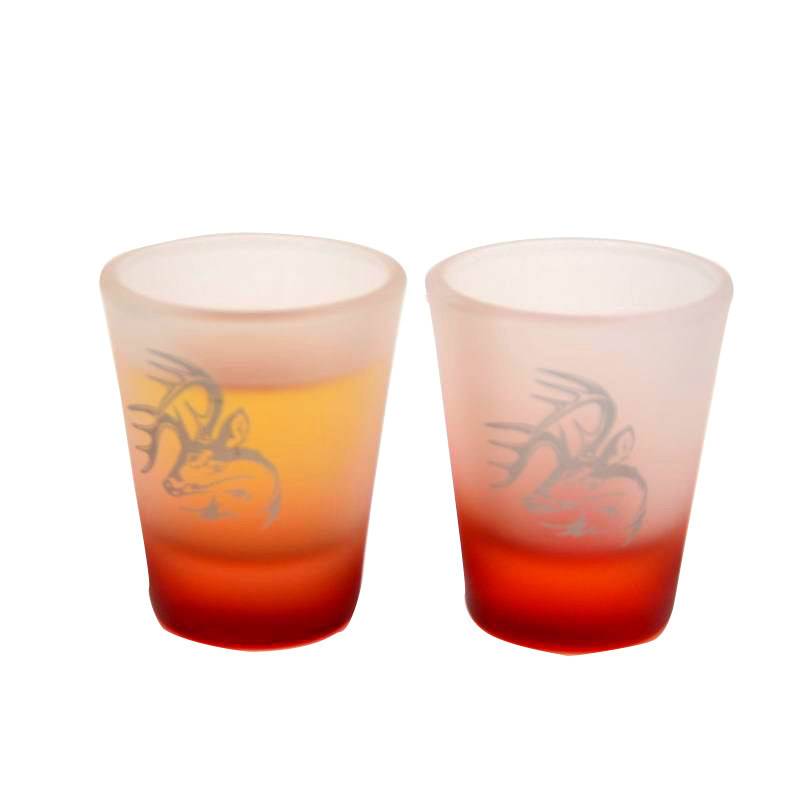 کیفیت 2oz Tinting Color Frozen Matte Unique Shot Glasses کارخانه