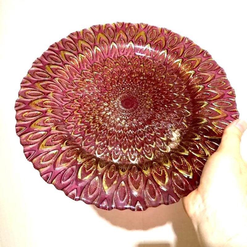 کیفیت Glass Charger Platesm For Wedding کارخانه