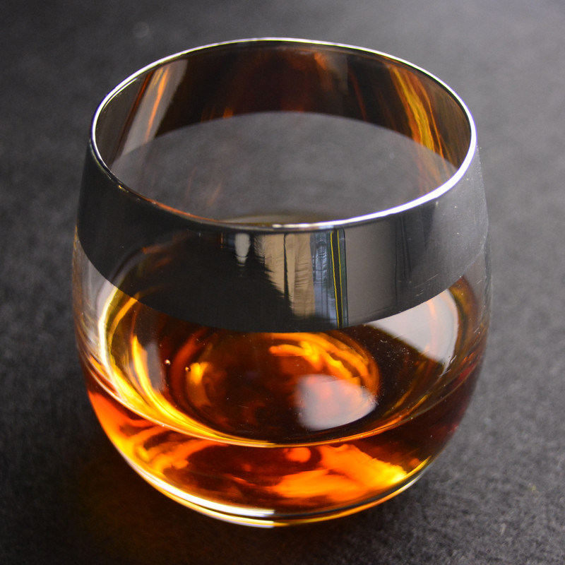 کیفیت Round Handmade Whiskey Glass کارخانه
