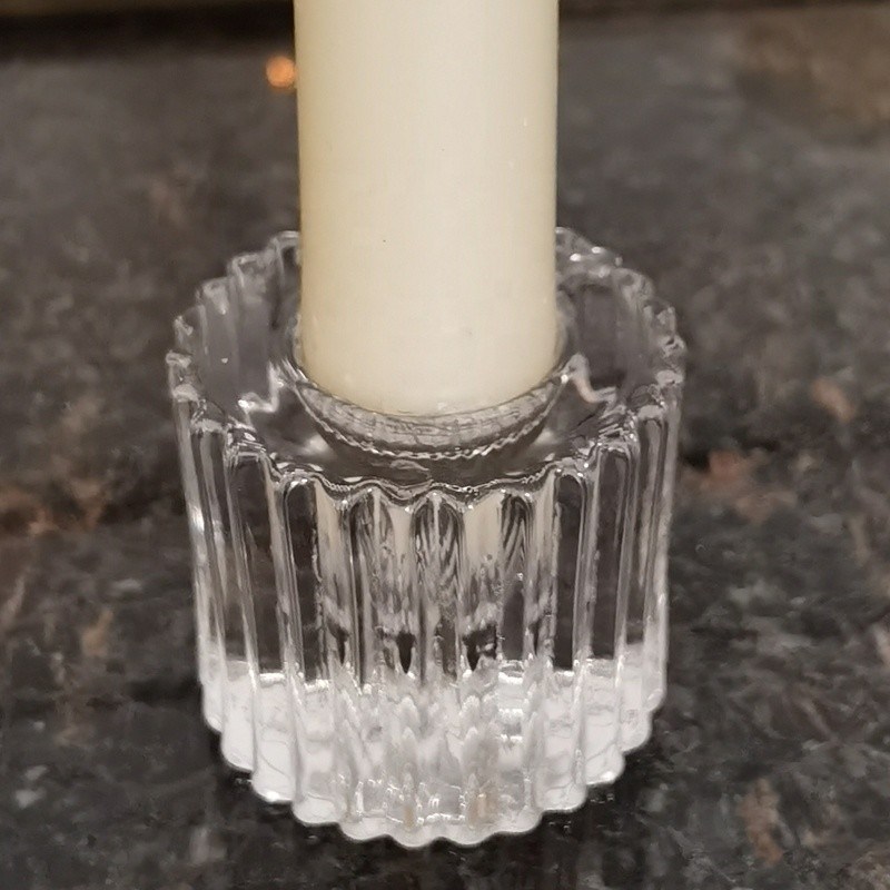 کیفیت Crystal Embossed Mini Candle Stand for special event کارخانه