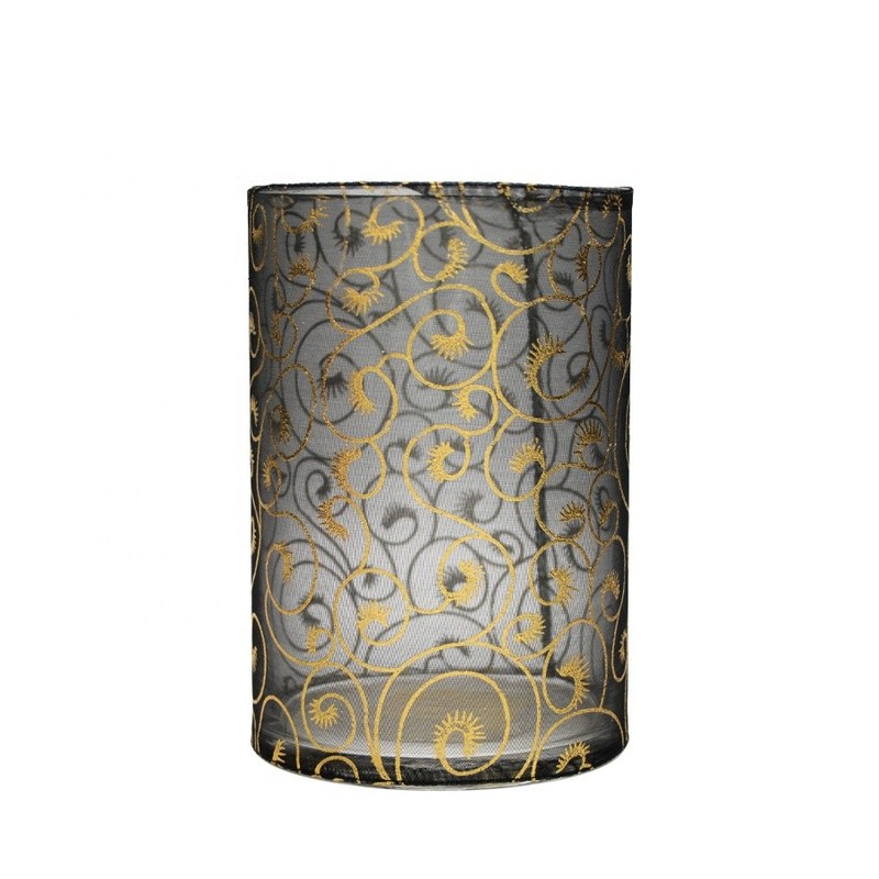 کیفیت Decorative Handmade Silk Sleeve Coat Cylinder Candle Holders کارخانه