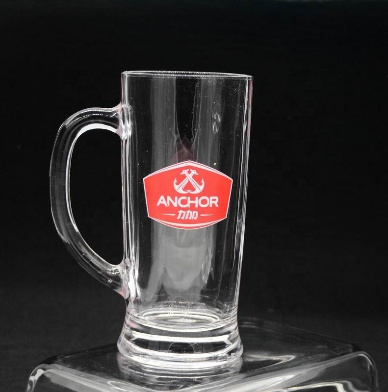 کیفیت Promotion Branded 21 Oz Beer Glass Stein With Color Decal کارخانه