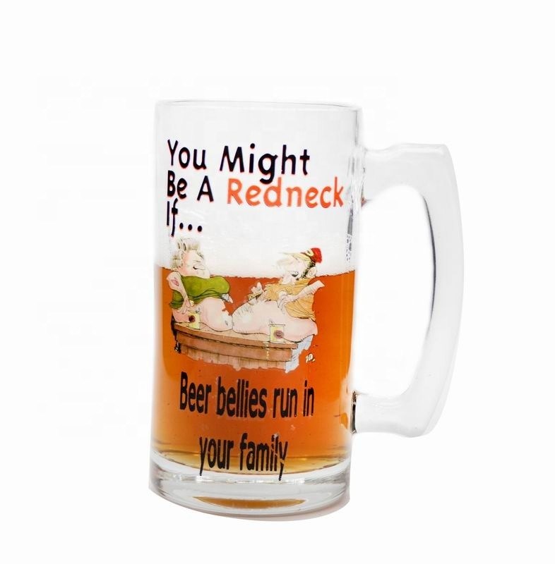 کیفیت Color Print Decorated Mug Craft Beer Glasses کارخانه