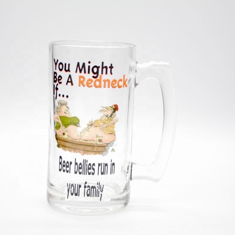 کیفیت Color Print Decorated Mug Craft Beer Glasses کارخانه