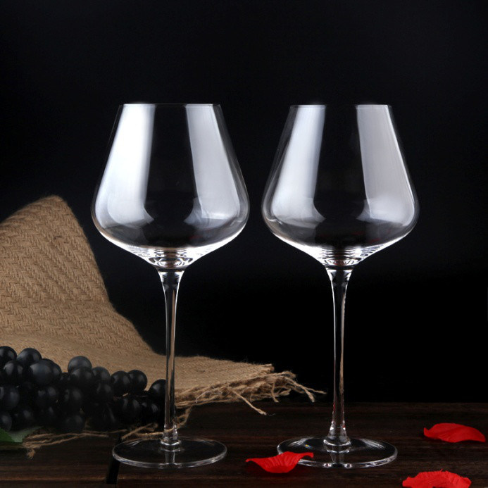 کیفیت Hand Blowned Thin Wall Lead Free Crystal Wine Glass کارخانه