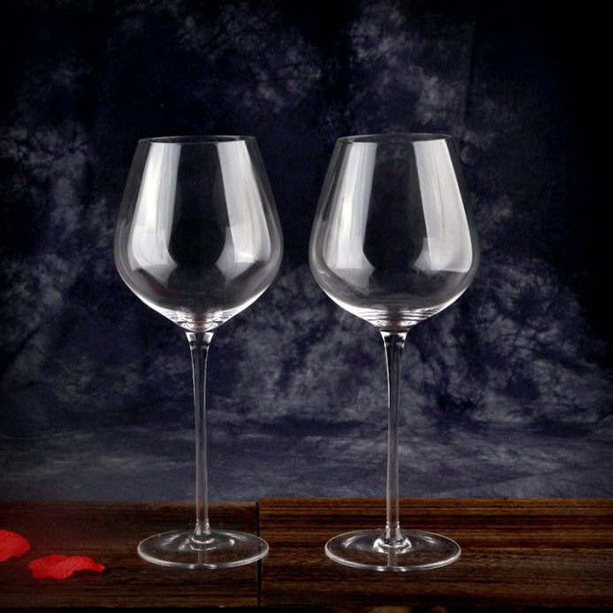 کیفیت Hand Blowned Thin Wall Lead Free Crystal Wine Glass کارخانه