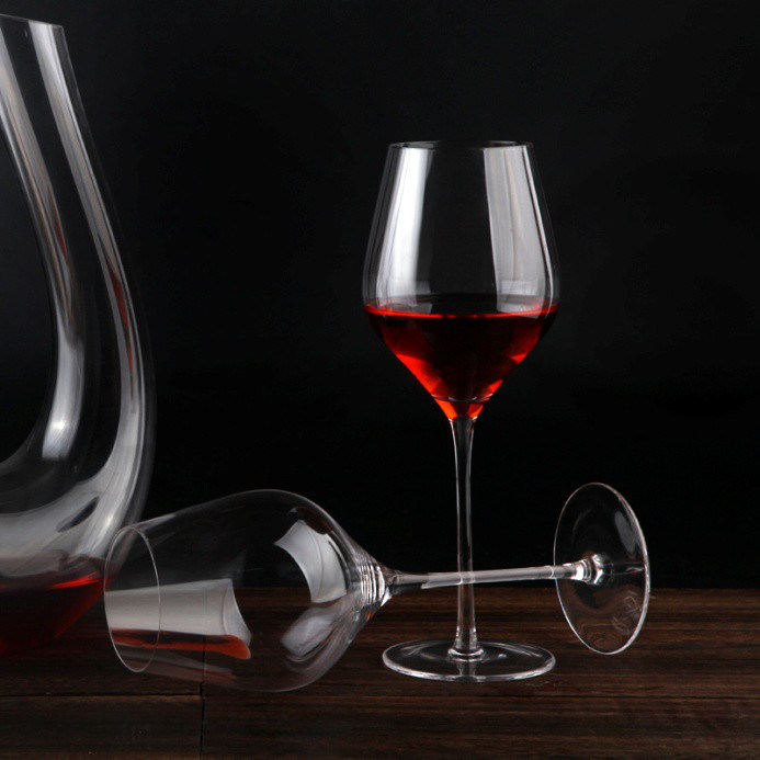 کیفیت Hand Blowned Thin Wall Lead Free Crystal Wine Glass کارخانه