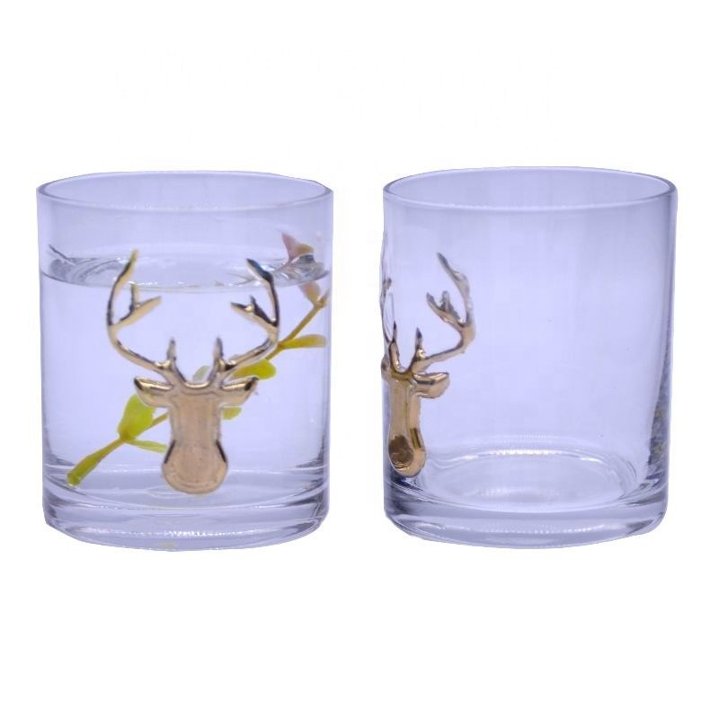 کیفیت Decorative Round Personalised Whisky Glass For Christmas کارخانه