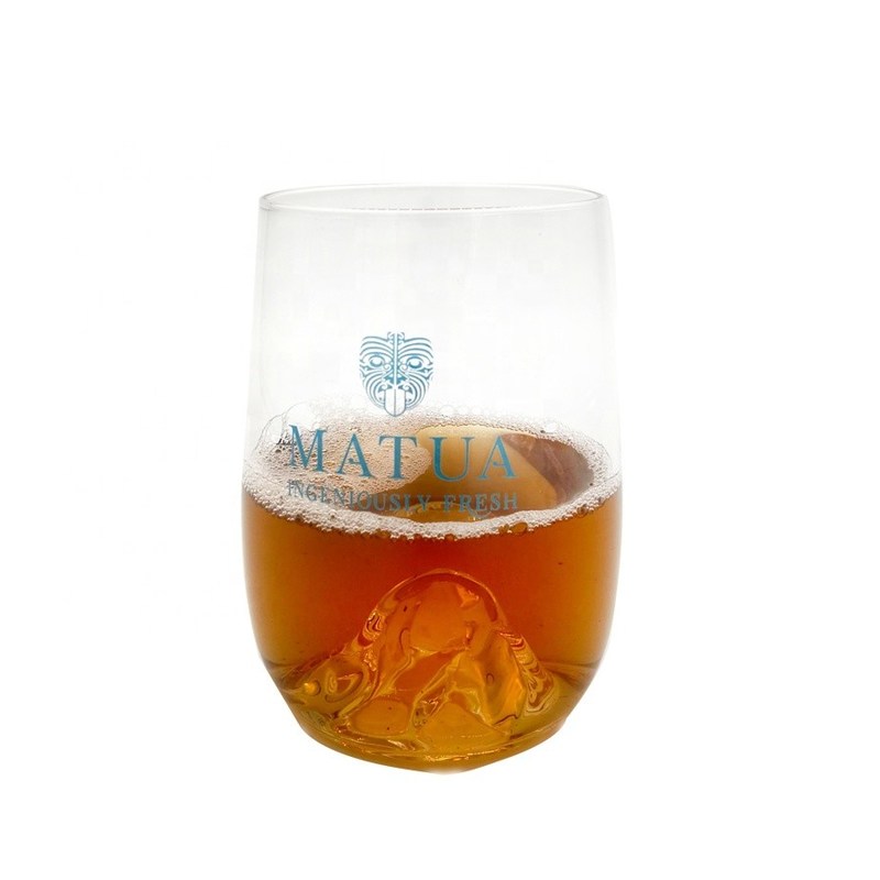 کیفیت 14 Oz Whiskey Glasses With Creative Ice Montain Bottom کارخانه