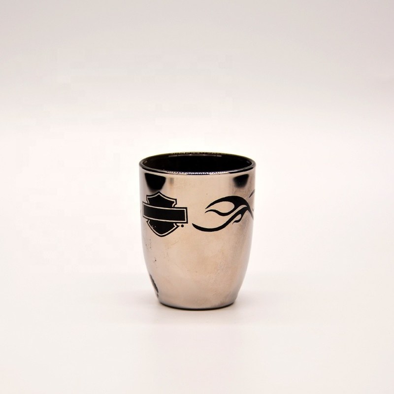 کیفیت Platinum 50ml Unique Shot Glasses With Branded Decal Logo کارخانه