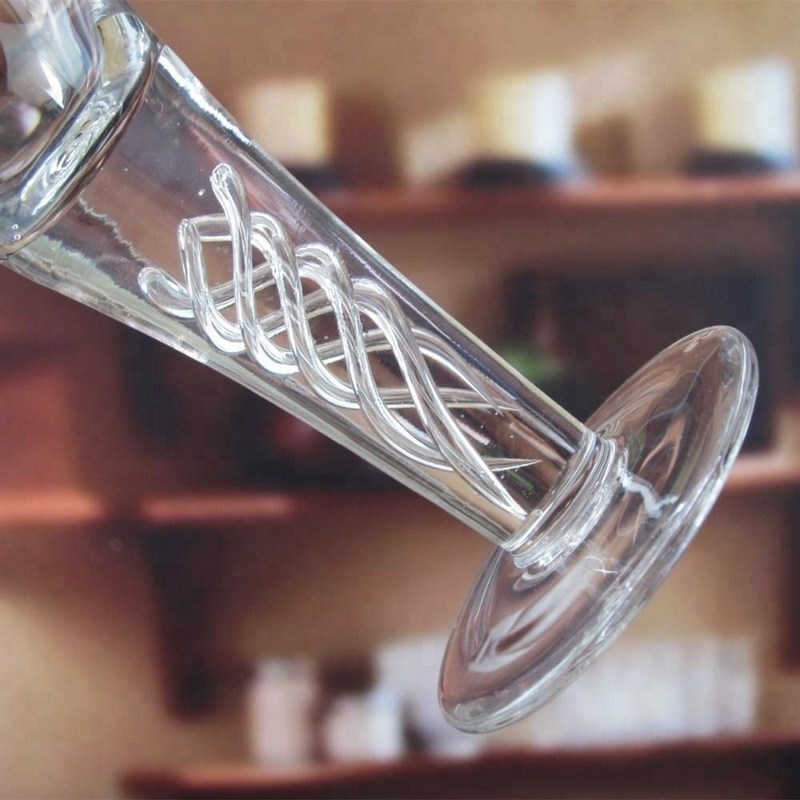 کیفیت Handmade Decorative Twisted DNA Stem Custom Shot Glasses کارخانه