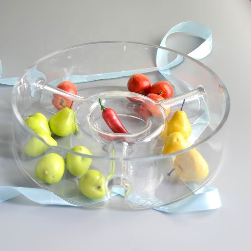کیفیت Handmade Glass Fruit Plate کارخانه