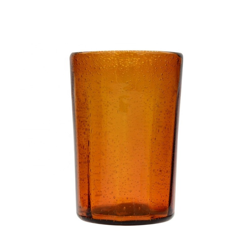 کیفیت Round Thicker Wall Mexican Bubble Crystal Cocktail Glasses کارخانه