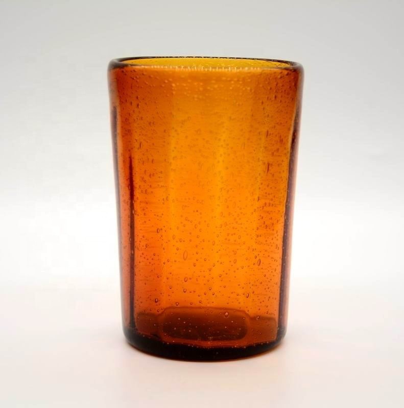 کیفیت Round Thicker Wall Mexican Bubble Crystal Cocktail Glasses کارخانه