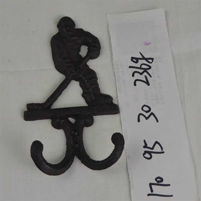 کیفیت Ice Hockey Rustic Cast Iron Coat Hooks Cast Iron Crafts کارخانه
