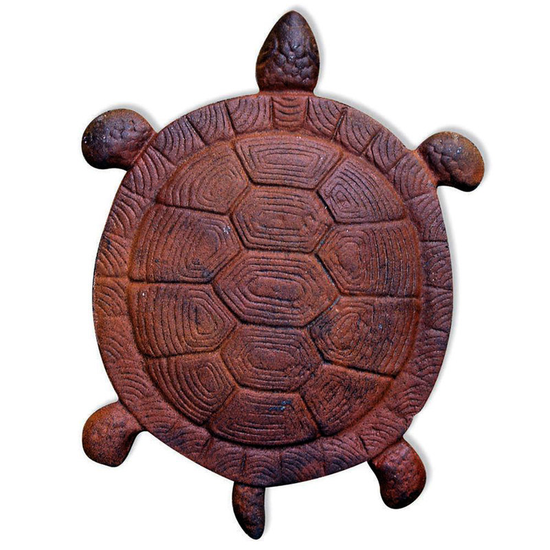 کیفیت Turtle Metal Stepping Stone Cast Iron Crafts For Garden کارخانه