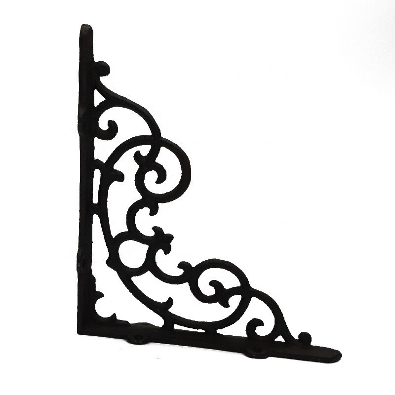 کیفیت Vintage Classic Pattern Cast Iron Shelf Bracket For Shop کارخانه