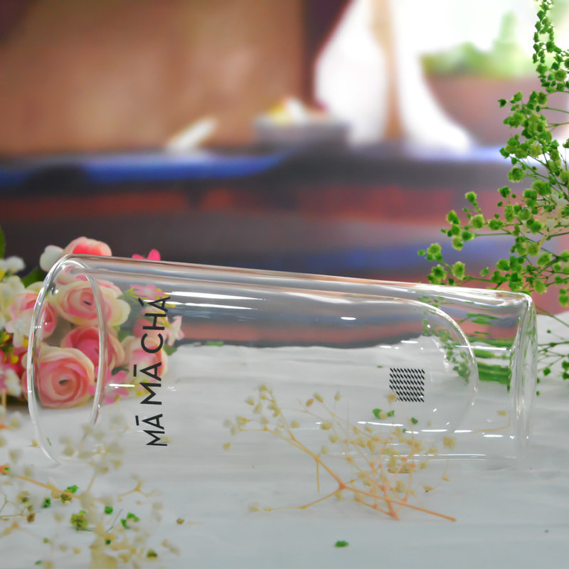 کیفیت Double Wall Heat Resistant Round Tall Tumbler Glass کارخانه