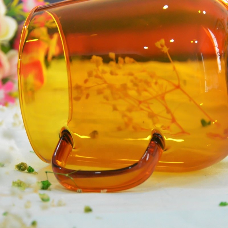 کیفیت Colored High Borosilicate Tumbler Drinking Glasses کارخانه