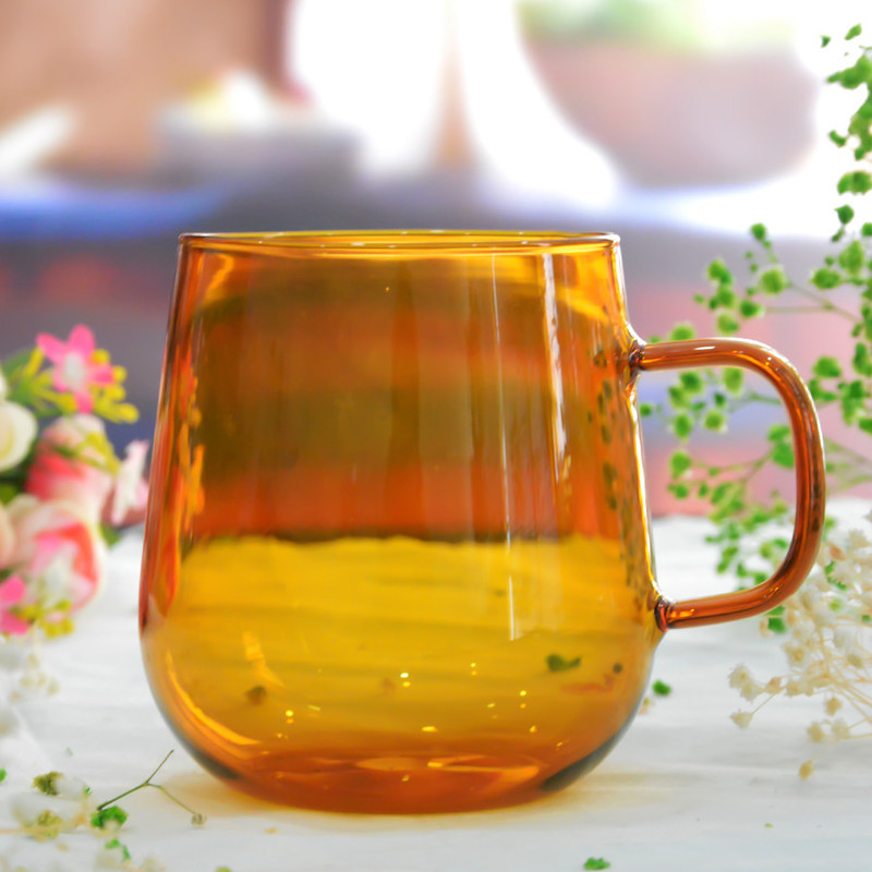 کیفیت Colored High Borosilicate Tumbler Drinking Glasses کارخانه