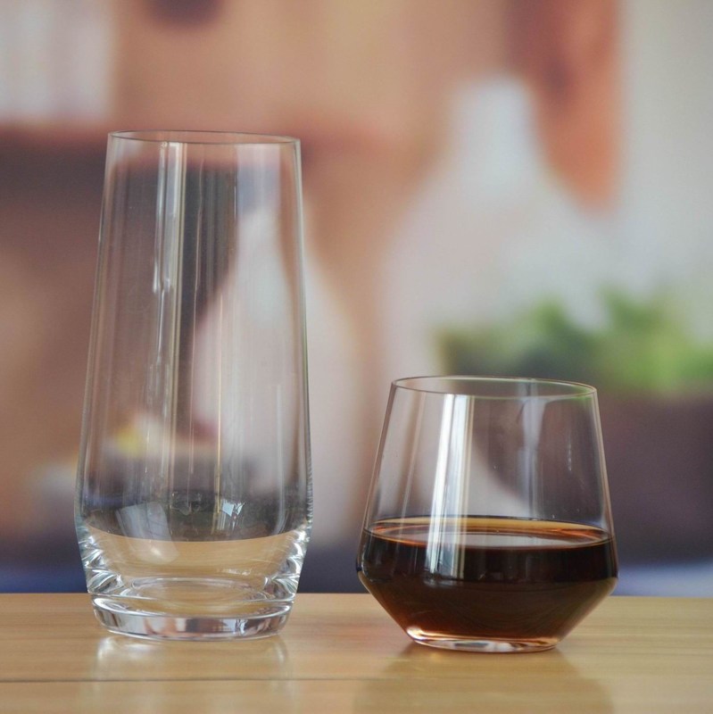 کیفیت Stemless 20 Ounce Glass Tumbler For Ice Tea کارخانه