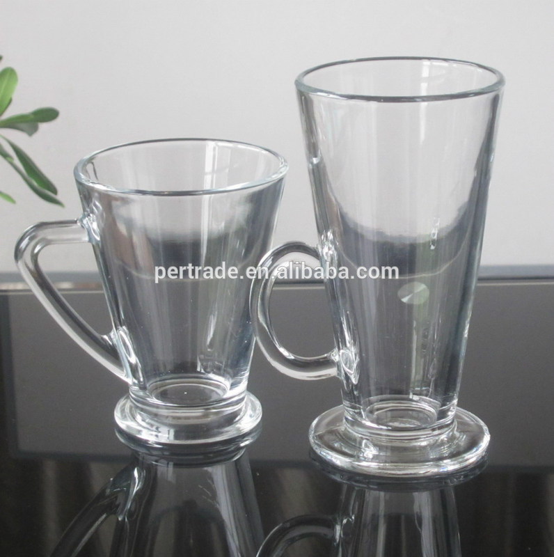 کیفیت Irish Style Machine Made Crystal Whisky Tumblers With Handle کارخانه