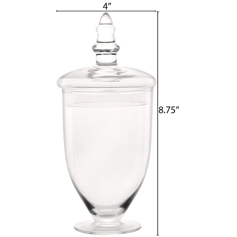 کیفیت Multipurpose Set Of 3 Clear Glass Jars For Kitchen کارخانه