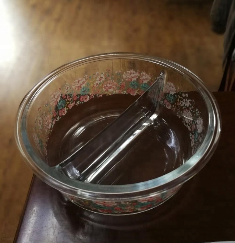 کیفیت Two Pots Borosilicate Clear Glass Storage Jars , Glass Bowls With Lids کارخانه