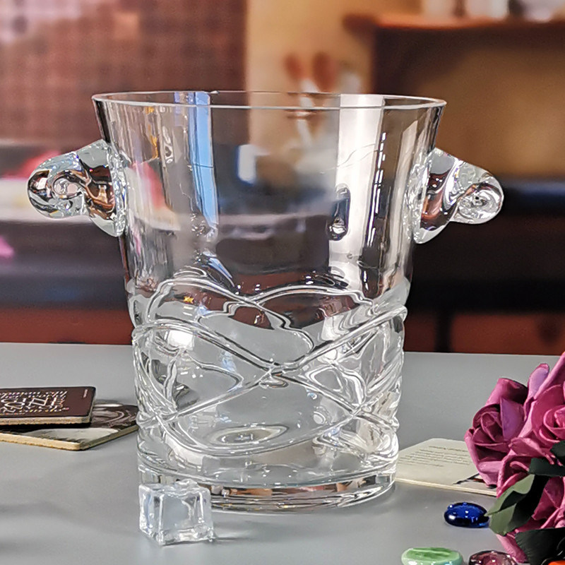 کیفیت Unique Handmade Whiskey Glass With Inlaid Eyes Design کارخانه