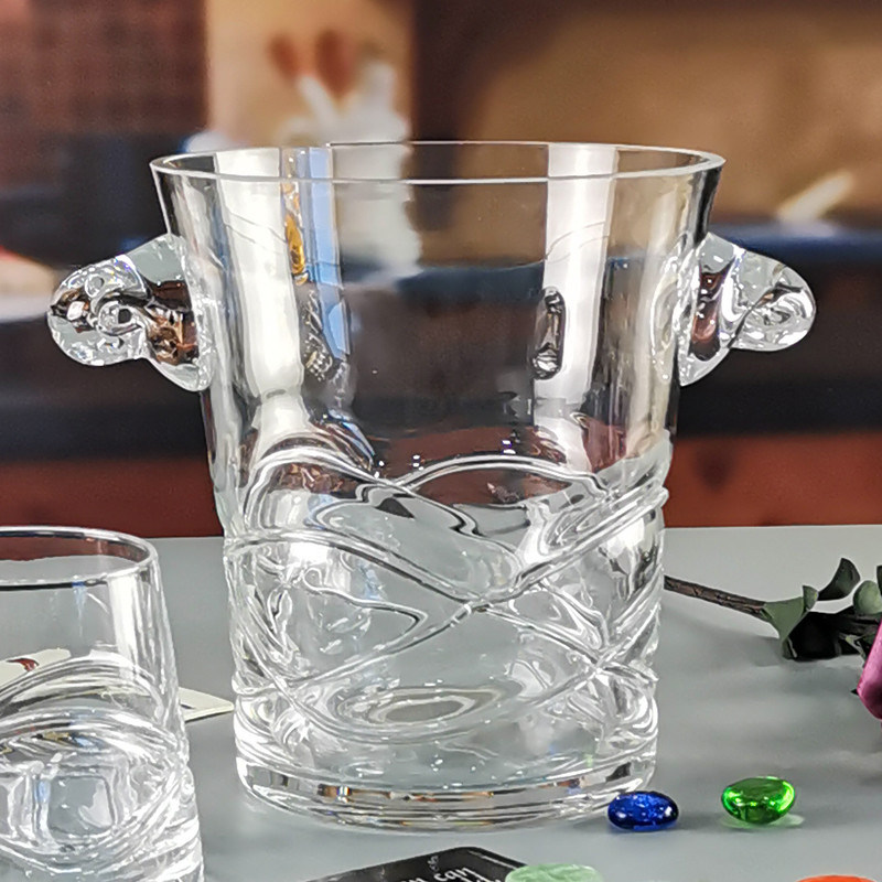 کیفیت Unique Handmade Whiskey Glass With Inlaid Eyes Design کارخانه