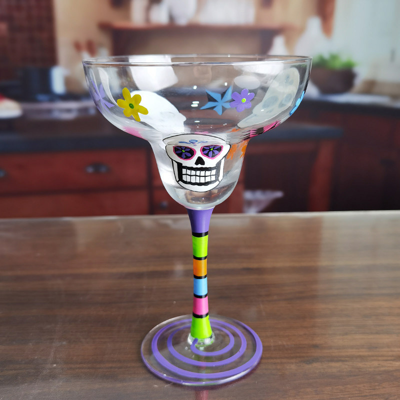 کیفیت Halloween Margarita Glass 12Oz Crystal Cocktail Glasses کارخانه