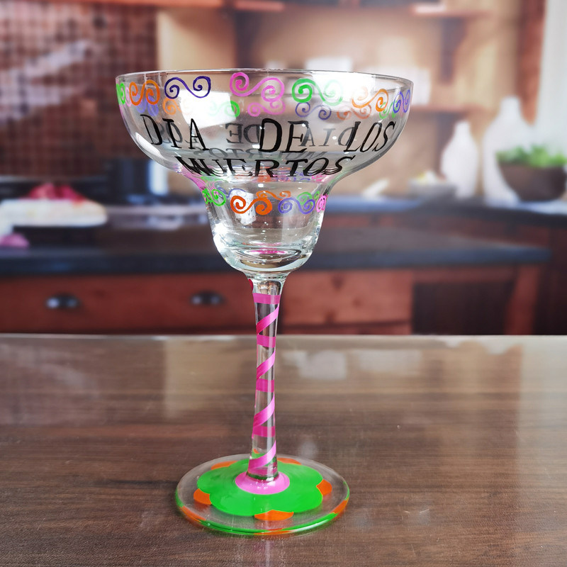 کیفیت Halloween Margarita Glass 12Oz Crystal Cocktail Glasses کارخانه