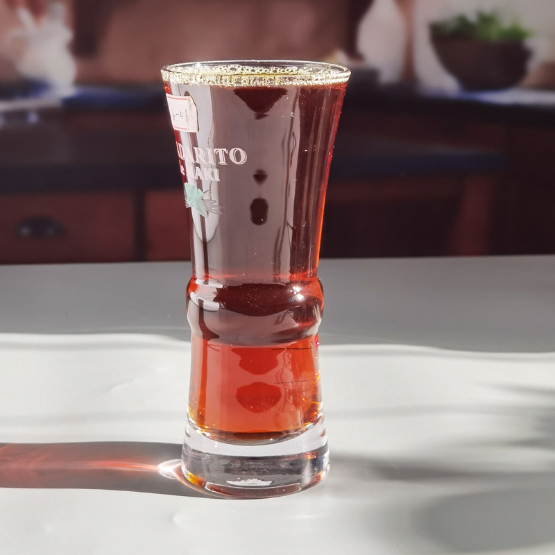 کیفیت Highball Drinking Cocktail Crystal Glasses Handblown With Color Logo کارخانه