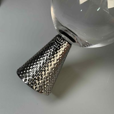 کیفیت Electroplate Diamond Base Wine Glass Set کارخانه