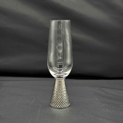 کیفیت Electroplate Diamond Base Wine Glass Set کارخانه