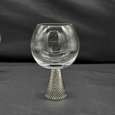 کیفیت Electroplate Diamond Base Wine Glass Set کارخانه