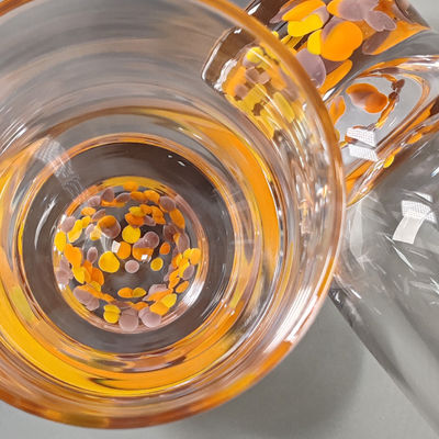 کیفیت شیشه کریستال دست ساز کنفتی تزئینی DOF شیشه آب شیشه های آب شیشه های مکزیک راک شیشه جام جشن عروسی شراب هدیه کارخانه