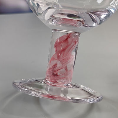 کیفیت Mexican Confetti Design Elegant Water Goblets Luxury Hand Blown Confetti Cocktails Glass Cup Romantic Short Stem Wine Glasses کارخانه