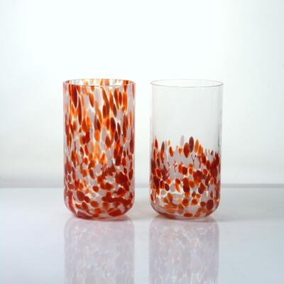 کیفیت Hand Blown 500ml Lead-free Crystal Glass Tumbler - Artisan Drinking Glass for Whiskey and Juice کارخانه