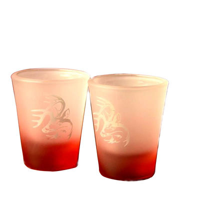 کیفیت 2oz Tinting Color Frozen Matte Unique Shot Glasses کارخانه