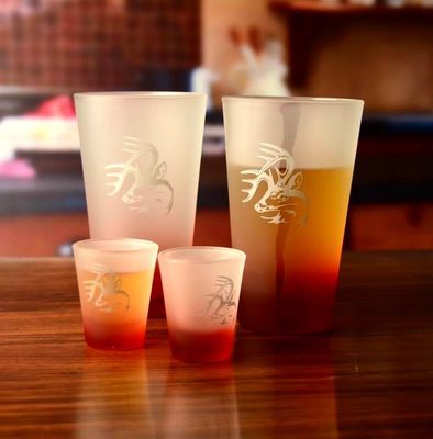 کیفیت 2oz Tinting Color Frozen Matte Unique Shot Glasses کارخانه