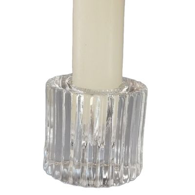 کیفیت Crystal Embossed Mini Candle Stand for special event کارخانه