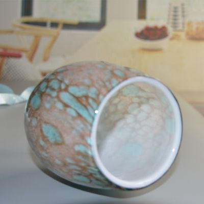 کیفیت Turquoise Solid Color Votive Glass Candle Holders کارخانه