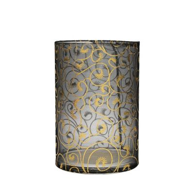 کیفیت Decorative Handmade Silk Sleeve Coat Cylinder Candle Holders کارخانه