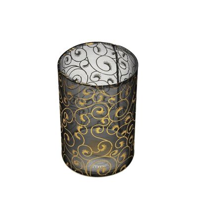 کیفیت Decorative Handmade Silk Sleeve Coat Cylinder Candle Holders کارخانه