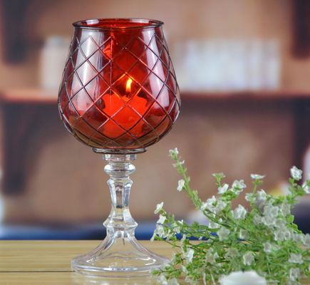 کیفیت Handmade Ancient Pillar Candle Holders With Silver Foot کارخانه