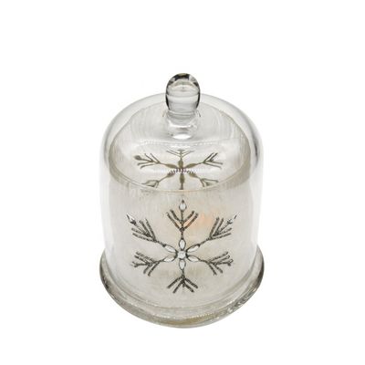کیفیت Frost Glass Candle Holders , Glass Cylinder Candle Holders For Holiday Decoration کارخانه